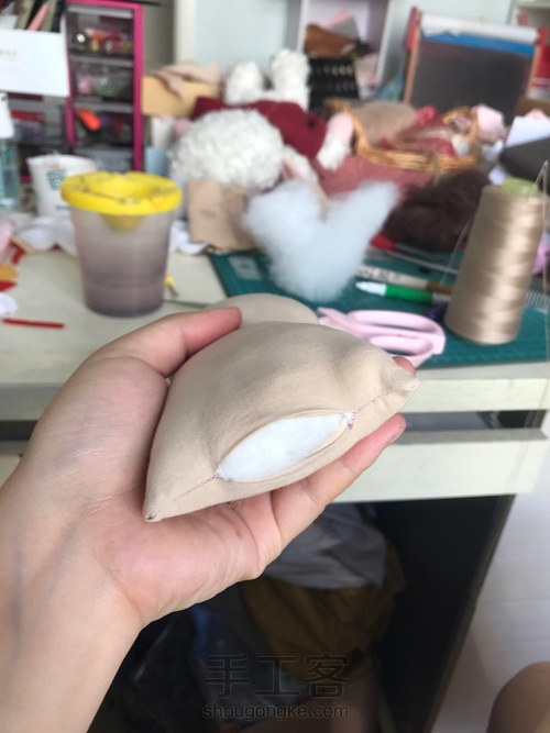 乡村风布娃娃素体制作技法 第9步