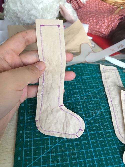 乡村风布娃娃素体制作技法 第11步