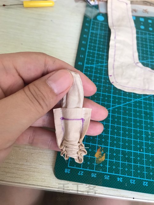 乡村风布娃娃素体制作技法 第14步