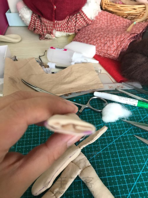乡村风布娃娃素体制作技法 第17步