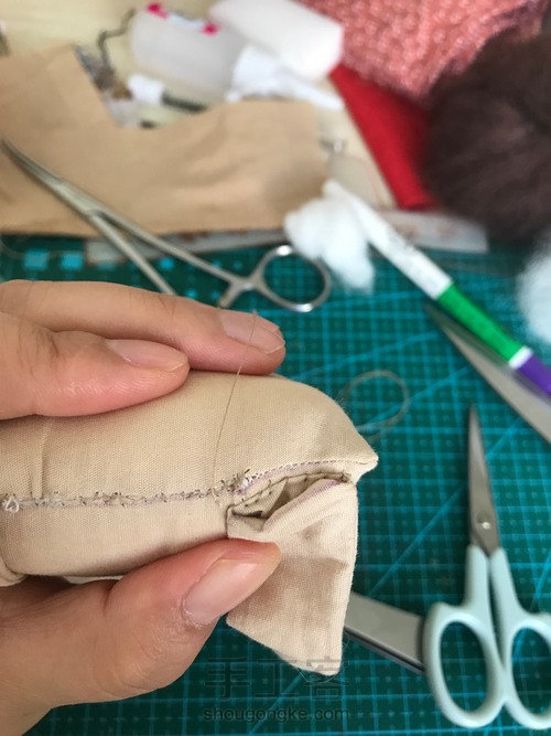 乡村风布娃娃素体制作技法 第19步