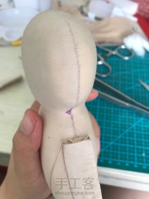 乡村风布娃娃素体制作技法 第20步