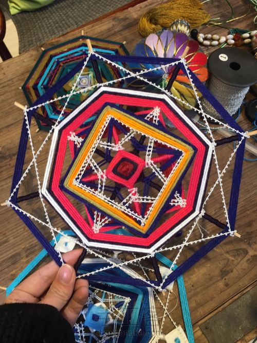 原创MANDALA曼陀罗编织教程 第2步