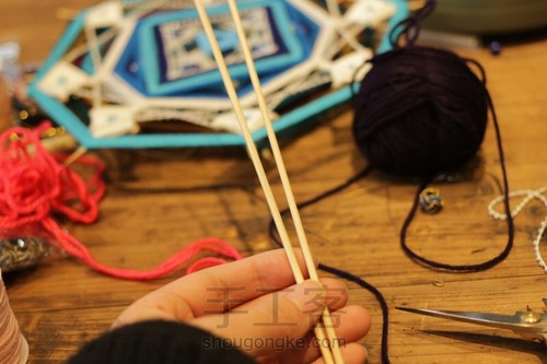 原创MANDALA曼陀罗编织教程 第3步