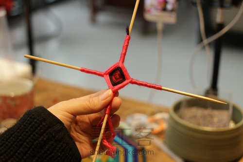 原创MANDALA曼陀罗编织教程 第9步