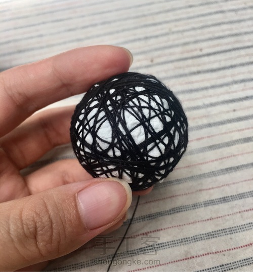 蒂哩哩仙鹤手鞠球教程 第5步