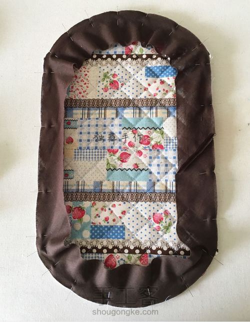 【原创】手拎包、贝壳包缝制教程--初级 第7步