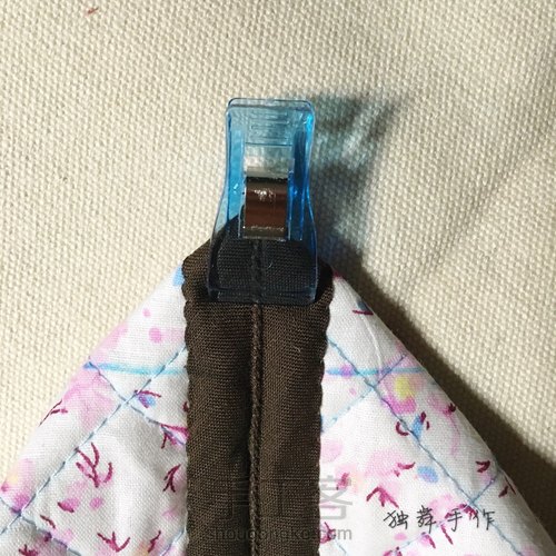 【原创】手拎包、贝壳包缝制教程--初级 第14步