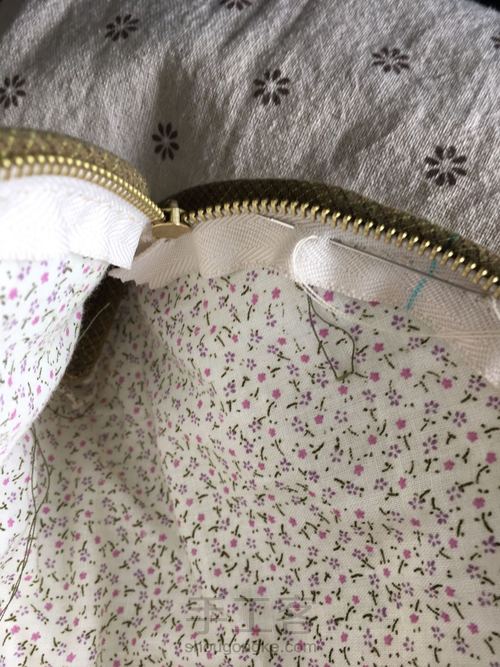 【原创】手拎包、贝壳包缝制教程--初级 第17步