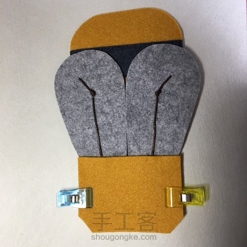 原创不织布笔袋 第4步