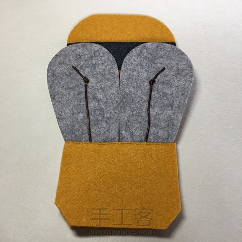 原创不织布笔袋 第5步