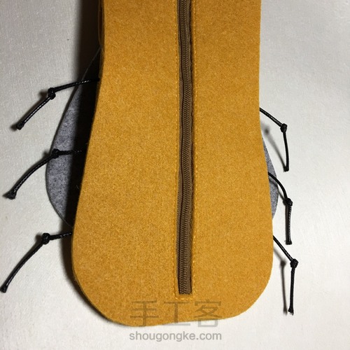 原创不织布笔袋 第8步