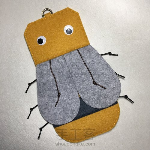 原创不织布笔袋 第10步