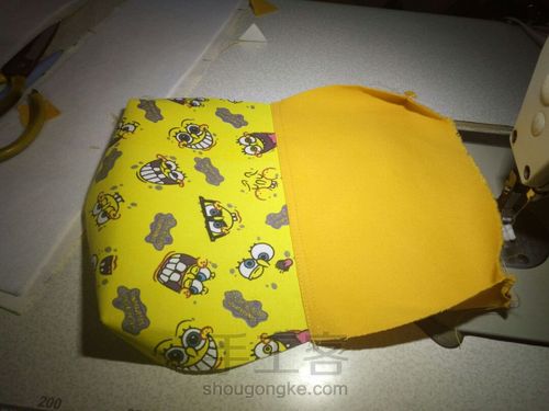 给儿子做的小书包 第4步