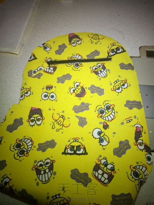 给儿子做的小书包 第5步