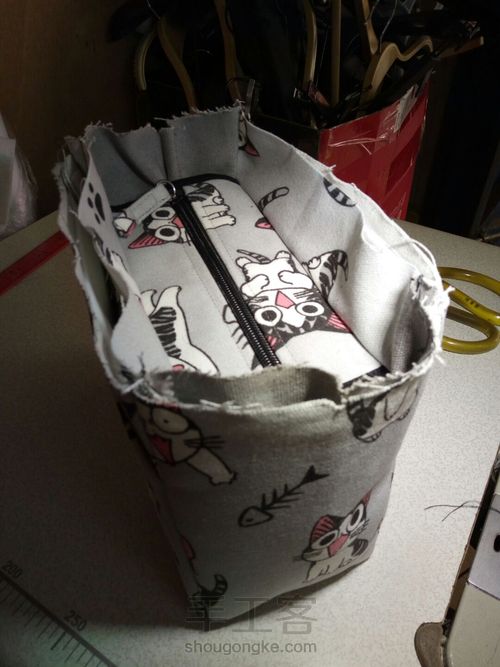 猫咪手提包 第6步