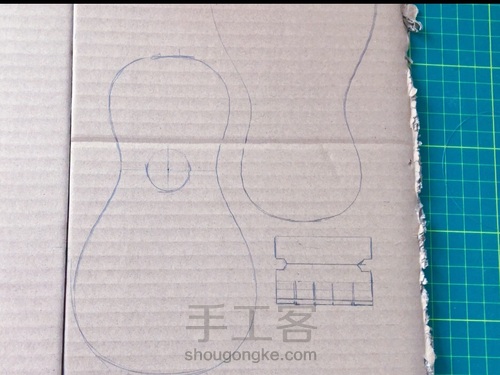 自制尤克里里乐器 第1步