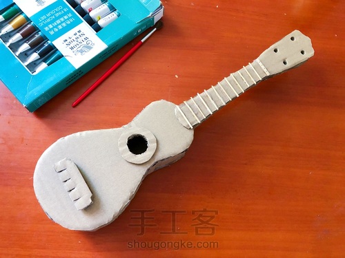 自制尤克里里乐器 第4步
