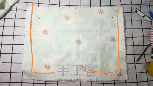 简单清新束口小拎包 第11步