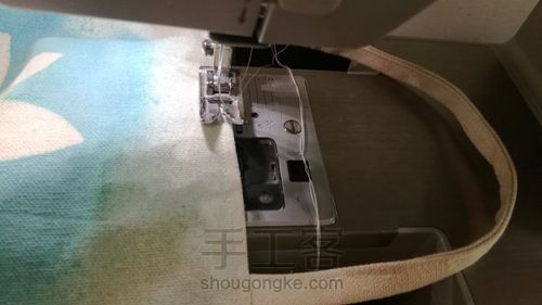 简单清新束口小拎包 第17步