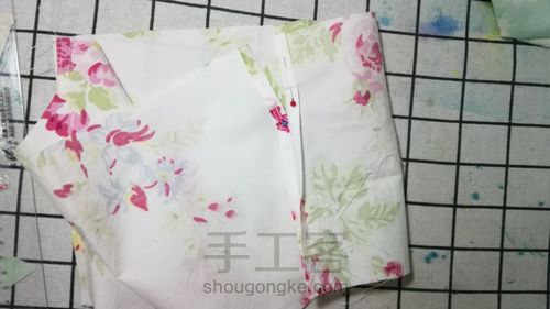 简单清新束口小拎包 第3步