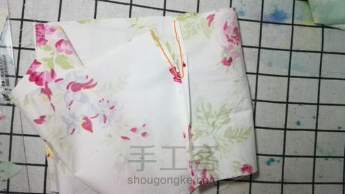 简单清新束口小拎包 第4步