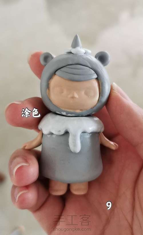 【可爱制造机】【伪教程】独角兽果冻毕奇 第9步