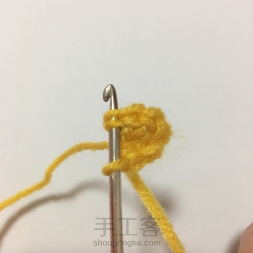 给魔王松鼠钩的小帽儿 第6步