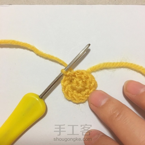 给魔王松鼠钩的小帽儿 第8步