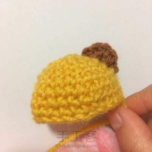 给魔王松鼠钩的小帽儿 第11步