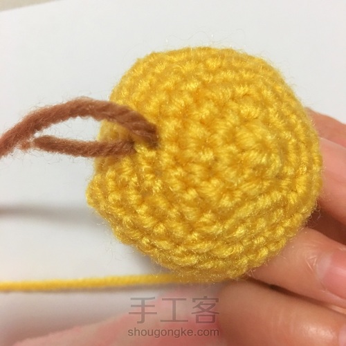 给魔王松鼠钩的小帽儿 第10步