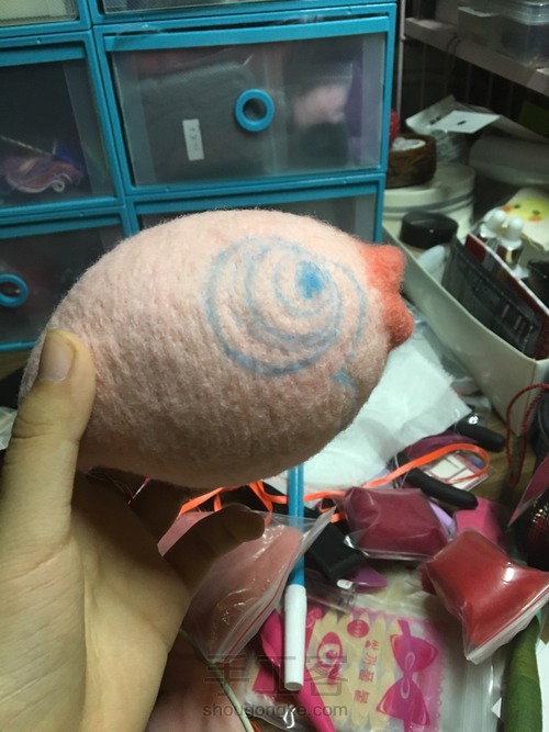 【阴阳师】神乐金鱼发饰教程 第5步