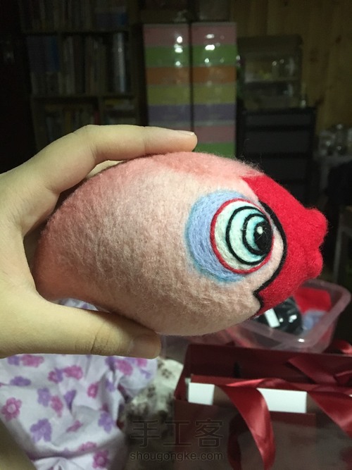 【阴阳师】神乐金鱼发饰教程 第7步