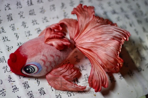 【阴阳师】神乐金鱼发饰教程 第11步