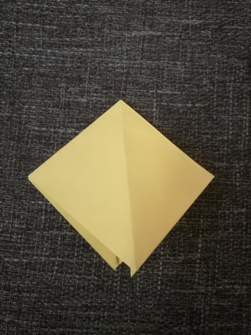 蝴蝶结🎀折纸 第5步