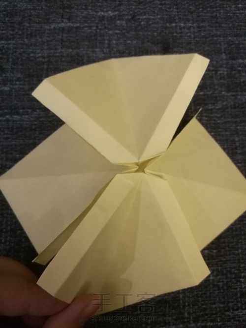 蝴蝶结🎀折纸 第14步