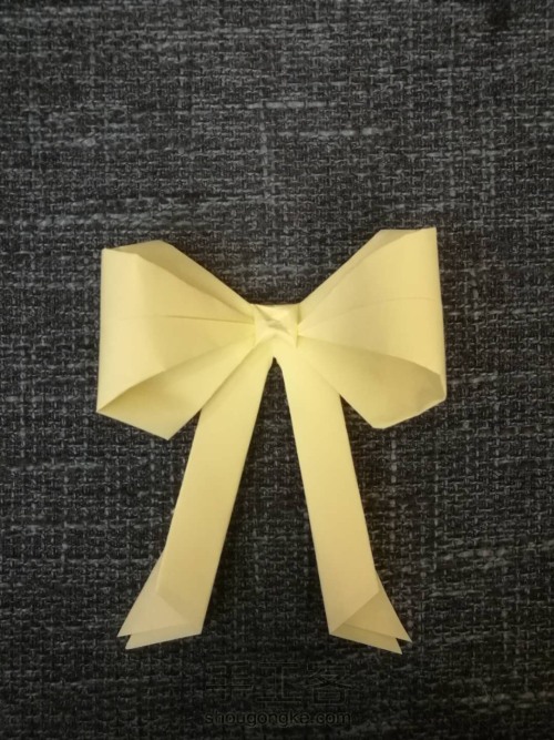 蝴蝶结🎀折纸 第20步