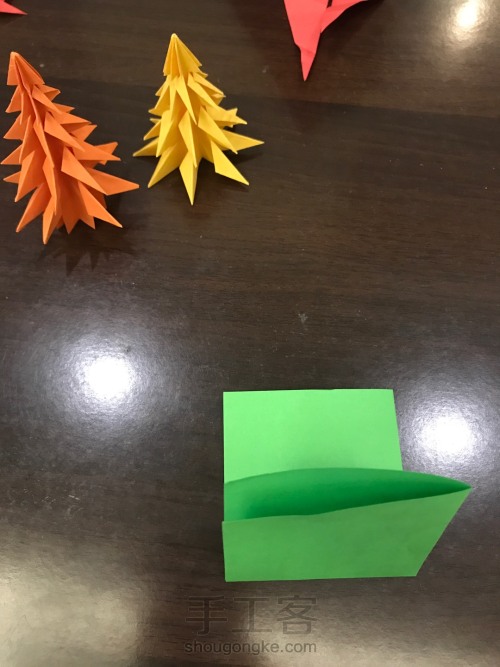 折纸圣诞树🎄 第2步