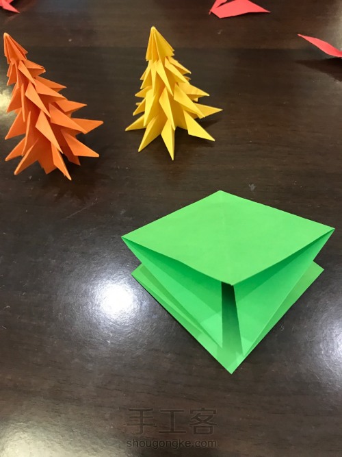 折纸圣诞树🎄 第5步