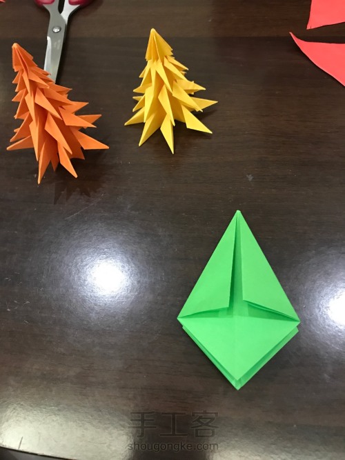 折纸圣诞树🎄 第7步