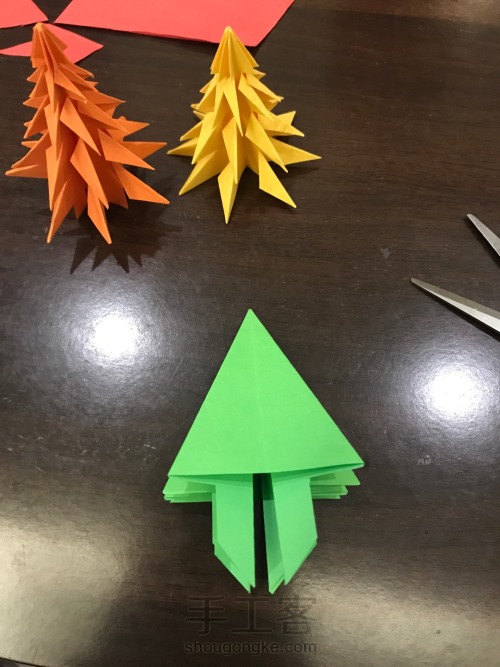 折纸圣诞树🎄 第9步