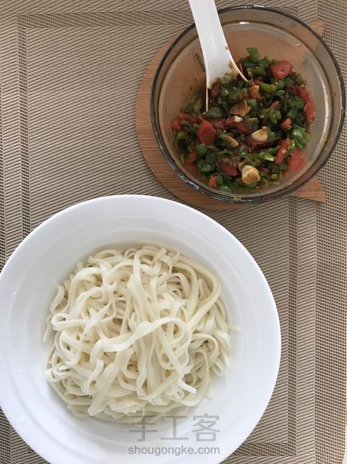 夏季凉拌面-青椒篇 第3步
