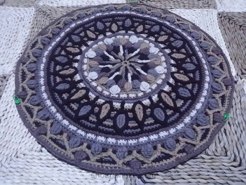 曼荼罗钩编毯（三） 第9步