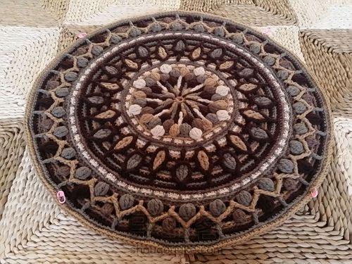 曼荼罗钩编毯（三） 第14步