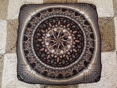 曼荼罗钩编毯（三） 第20步