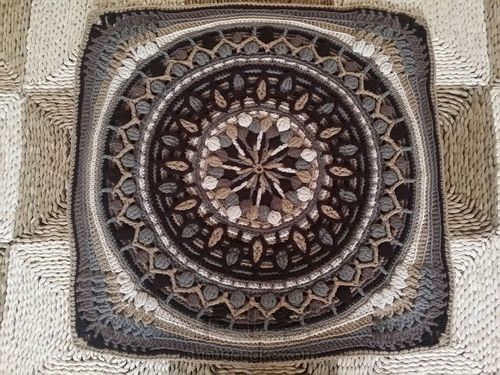 曼荼罗钩编毯（三） 第22步