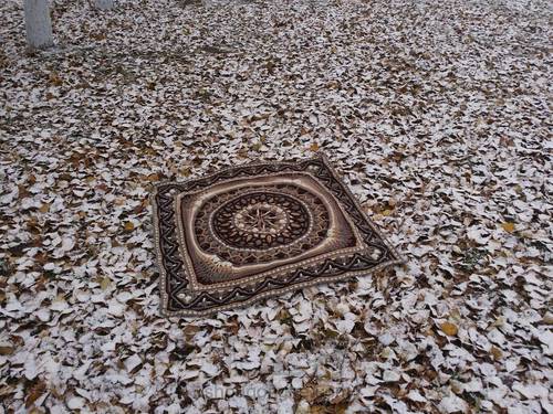 曼荼罗钩编毯(四) 第26步