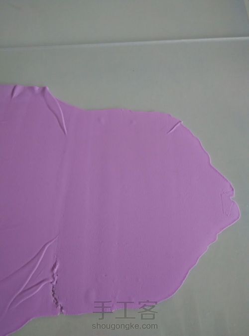 优雅紫色黏土永生花盒 第9步