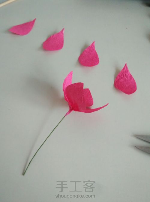 纸艺绣球花 第8步