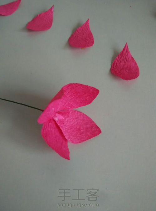 纸艺绣球花 第9步